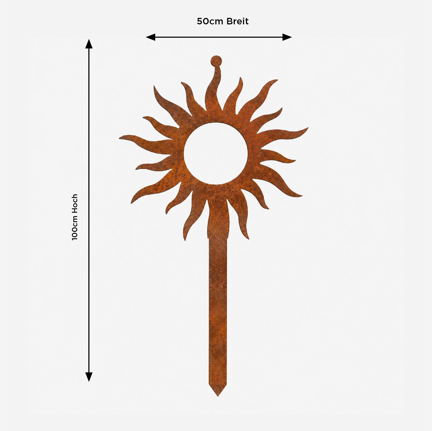 Gartenstecker Sonne - RasenKante