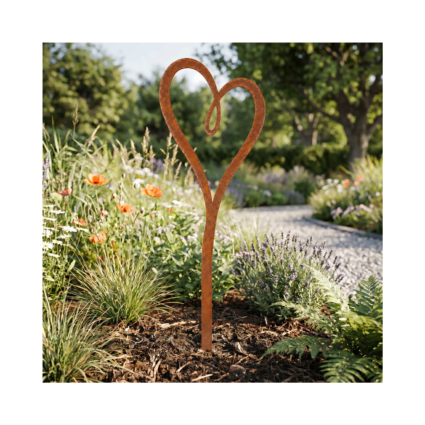 Gartenstecker Herz - RasenKante