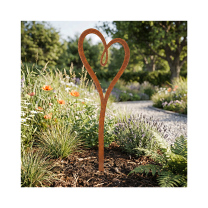 Gartenstecker Herz - RasenKante