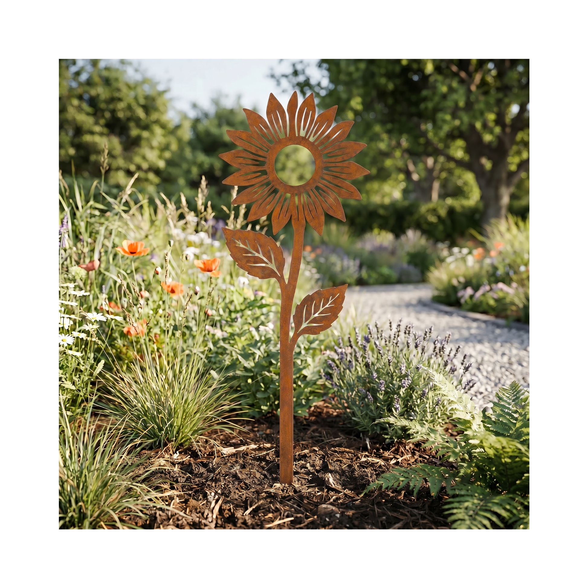 Gartenstecker Sonnenblume - RasenKante