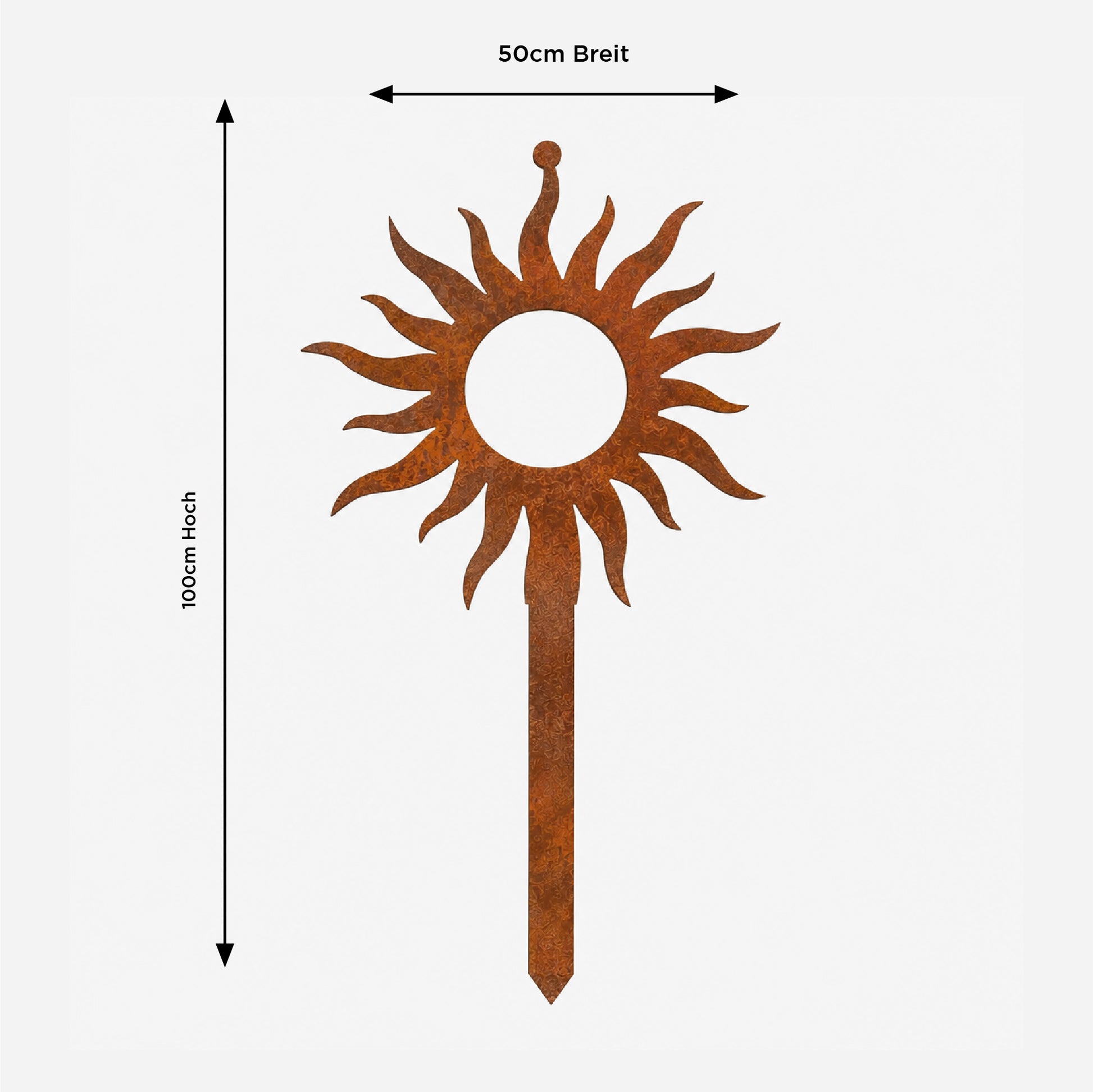 Gartenstecker Sonne - RasenKante