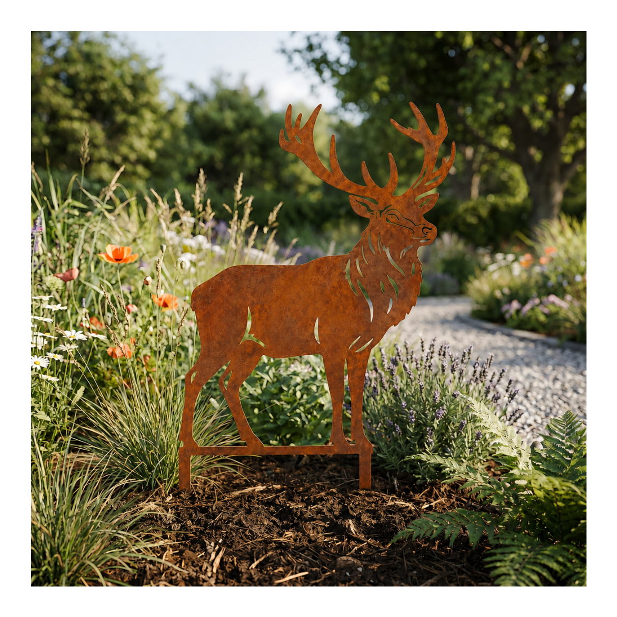 Gartenstecker Hirsch - RasenKante