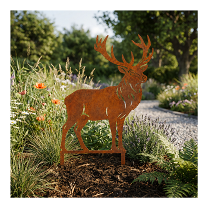 Gartenstecker Hirsch - RasenKante
