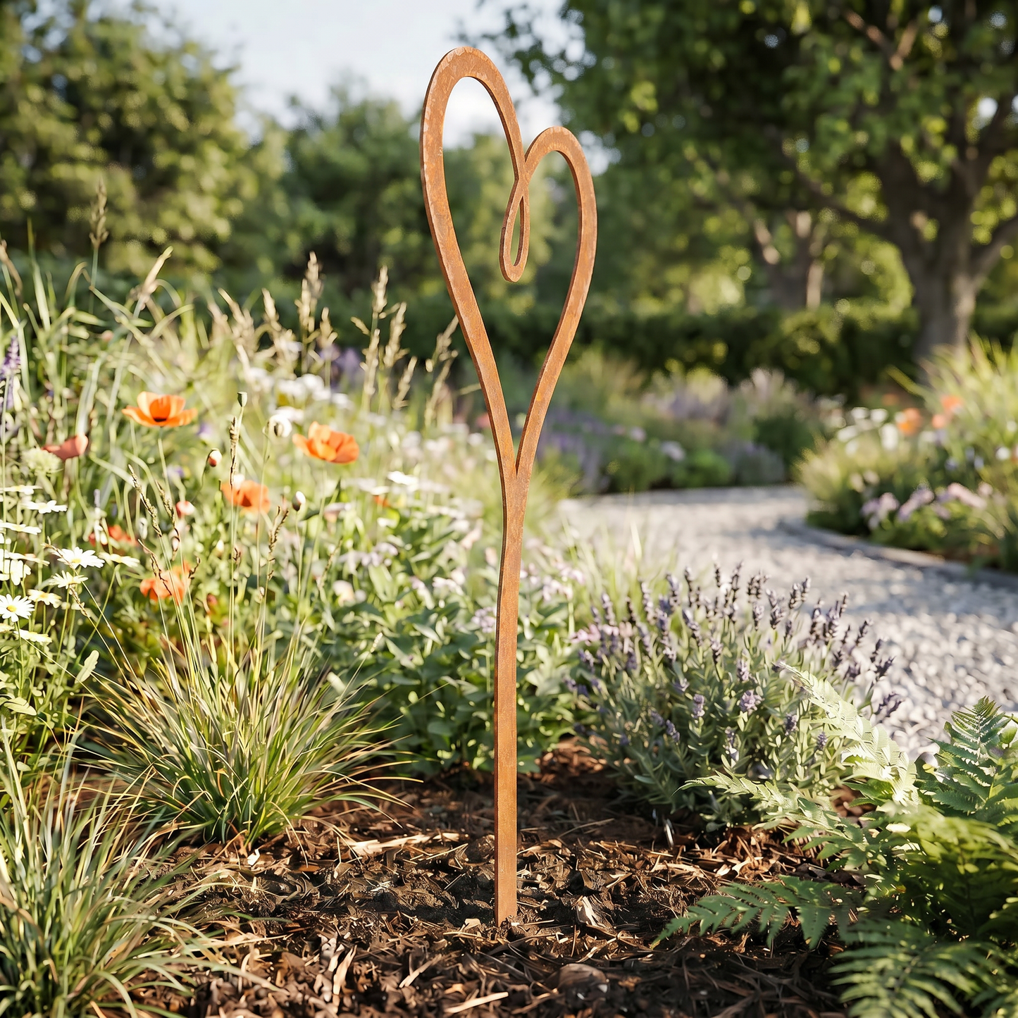 Gartenstecker Herz - RasenKante