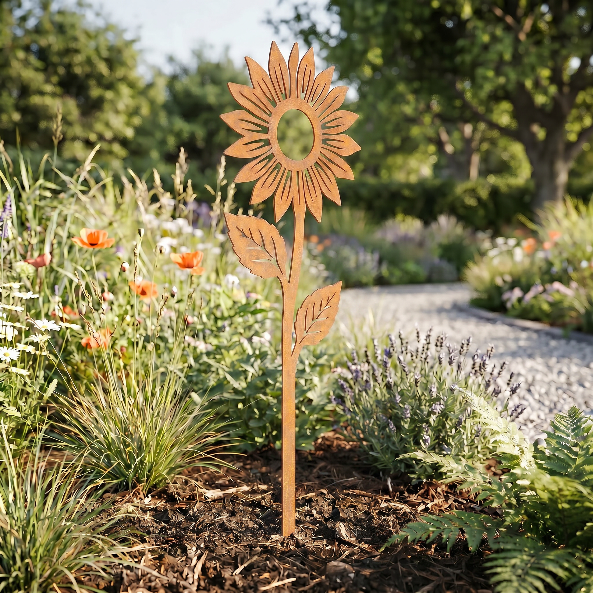 Gartenstecker Sonnenblume - RasenKante